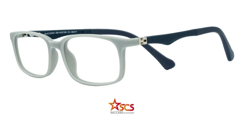 Rame de ochelari pentru copii DB XS 3789 c3 Success, gri și bleumarin, vedere frontală