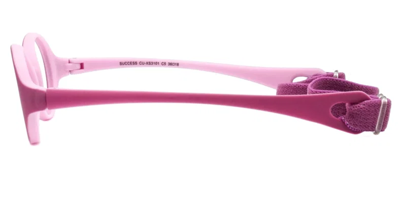 Detaliu ramă de ochelari copii CU XS 3101 c5 Success, nuanță rose