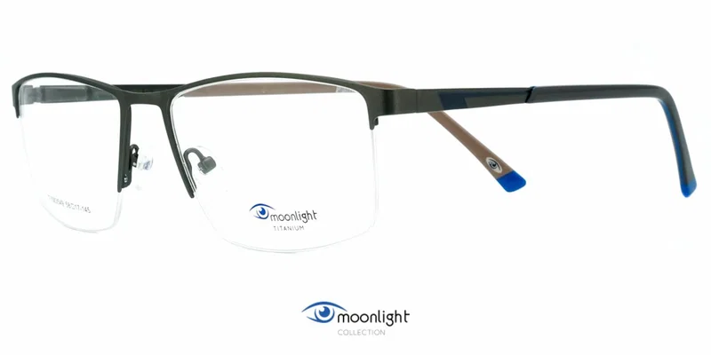Ramă de ochelari TYM 3549 c1 Moonlight în culori blue și graphite, vedere frontală