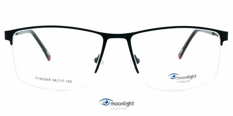 Rama de ochelari TYM 3549 c3 Moonlight din titan, design semi-ramă