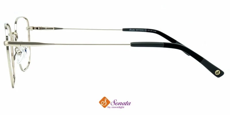 MST 3838 c3 Sonata, detaliu ramă metalică aurie și gri
