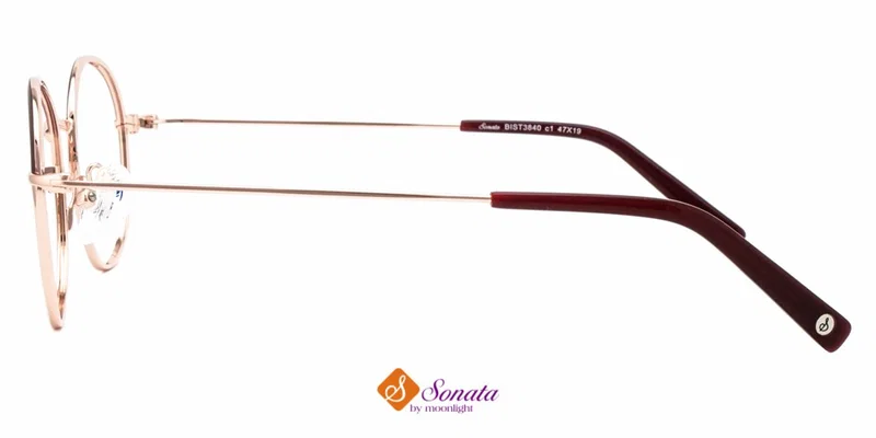 Model BIST 3840 c1 Sonata, rame pentru femei în nuanțe claret și auriu