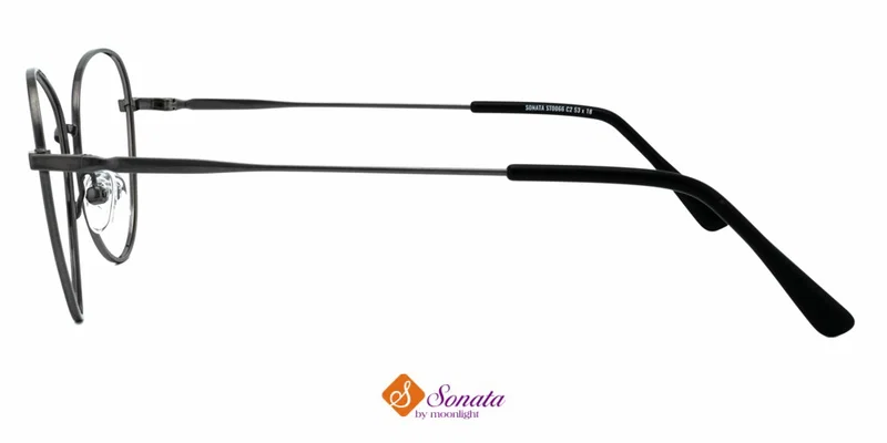 Detaliu ramă ochelari gunmetal ST 0066 c2 Sonata