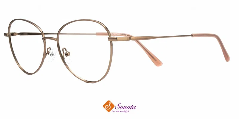 Ramă de ochelari pentru femei ST 0066 c3 Sonata, culoare aurie, vedere frontală