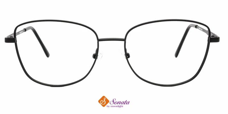 Ramă completă din metal ST 0068 c1 Sonata, combinație negru și auriu