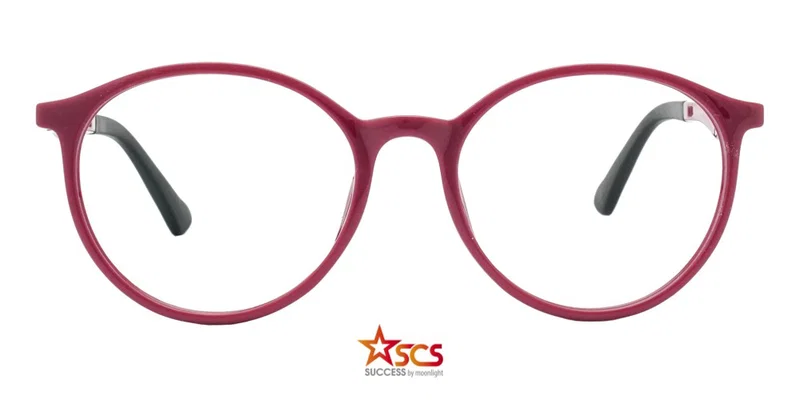 Detaliu ramă de ochelari copii EG XS 3118 c3 Success, plastic, claret