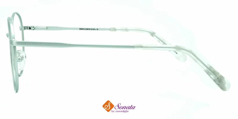 Ramă de ochelari metalică Sonata, perspectivă oblică