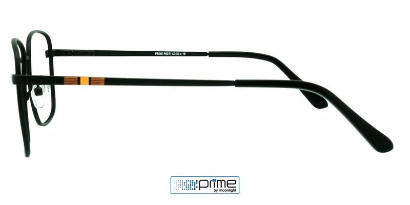 P 0071 c3 Prime, ramă completă de ochelari în culorile negru și portocaliu