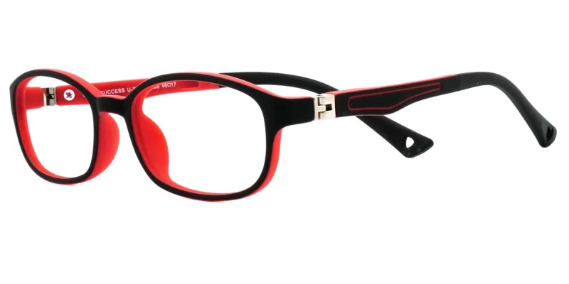 Ramă ochelari copii U XS 4706 c5 Success negru și roșu