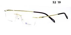 Detaliu ramă de ochelari TYM 0310 c3 Moonlight în culori auriu și violet
