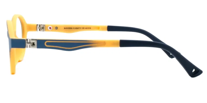 Detaliu rame ochelari copii AD XS 4711 c5 Success în culorile blue și orange