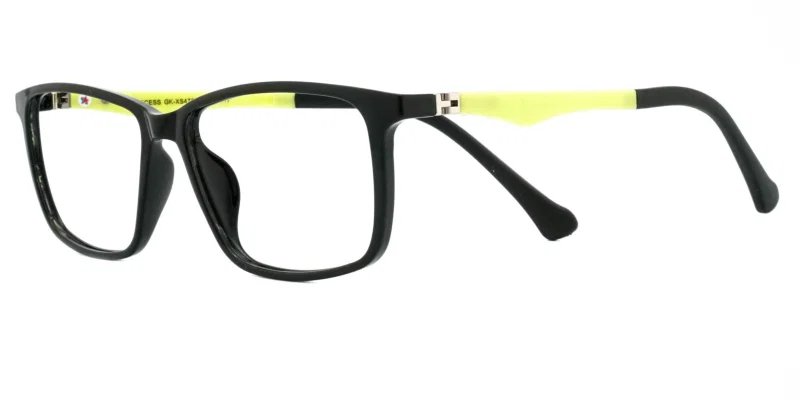 Ramă de ochelari pentru copii GK XS 4723 c5 Success, negru și galben