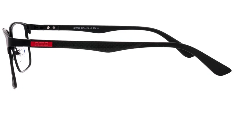 BIP 4424 c1 Prime cu montură full rim, culoare negru-roșu