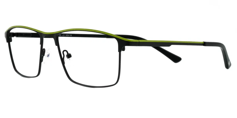 Ramă de ochelari BIP 4429 c3 Prime pentru bărbați, negru și verde