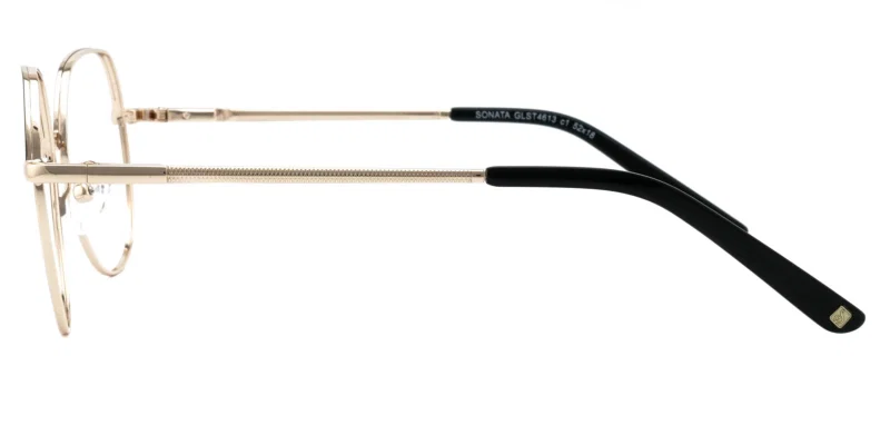 Ochelari de damă GLST 4613 c1 Sonata, combinație de culori negru și auriu