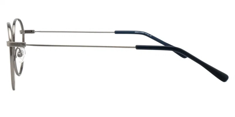 Detaliu ramă de ochelari Sonata ST 0081 c3, culoare argintie