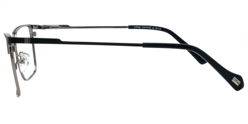 Detaliu rame ochelari TWP 4408 c2 Prime, model metalic bleumarin