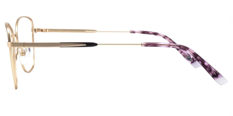 Detaliu ramă completă TYM 4381 c3 Moonlight, culoare auriu-violet