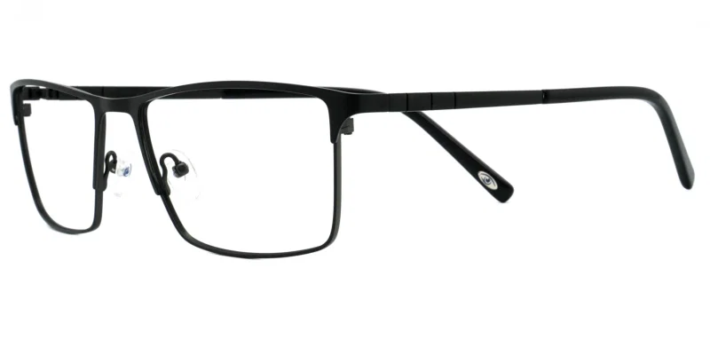 Ramă de ochelari TYM 4386 c1 Moonlight neagră, vedere frontală