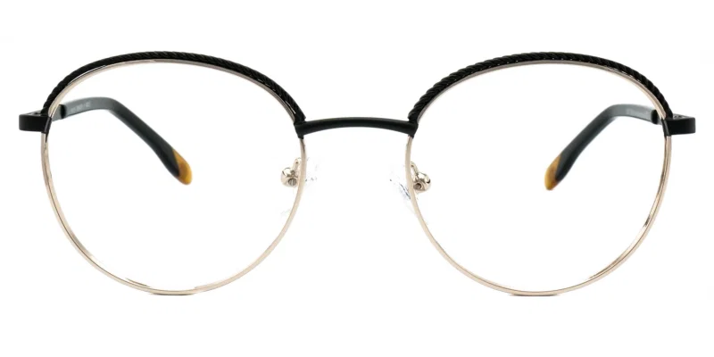 Rama metalică BIM 4385 c1 Moonlight, combinație de negru și auriu