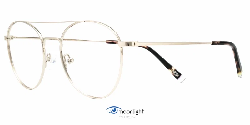 Ramă de ochelari TYM 3534 c1 Moonlight aurie, vedere frontală