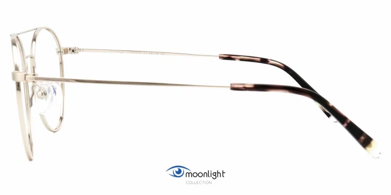 Detaliu ramă ochelari aurie TYM 3534 c1 Moonlight