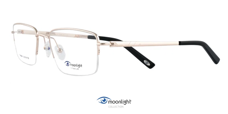 Ramă de ochelari TYM 3381 c1 Moonlight aurie, vedere frontală
