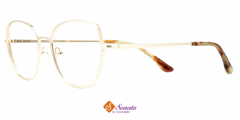 Rama GST 3829 c1 Sonata pentru femei, beige și gold, vedere frontală