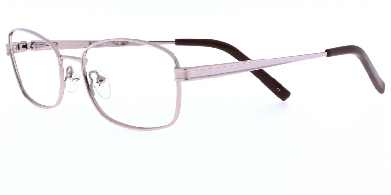 Ramă de ochelari pentru femei MGSM 4217 c1 Simpleye, rose și argintiu, vedere frontală