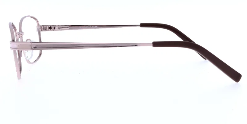 Detaliu ramă de ochelari MGSM 4217 c1 Simpleye în culorile rose și argintiu