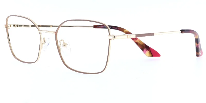 Rame de ochelari CST 4642 c3 Sonata, metalice, auriu și roz