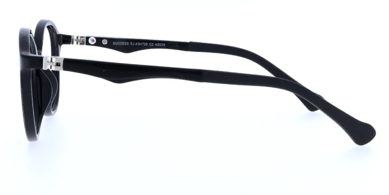 Detaliu ramă ochelari copii Success 4729 c3, culoare neagră
