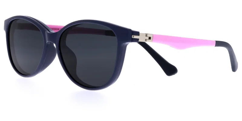 Ramă GNN XS 4719 c3 Success pentru copii, navy blue și rose, vedere frontală