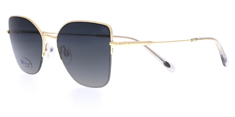 Ochelari de soare damă BIM 4205 c3 Moonlight cu ramă metalică aurie