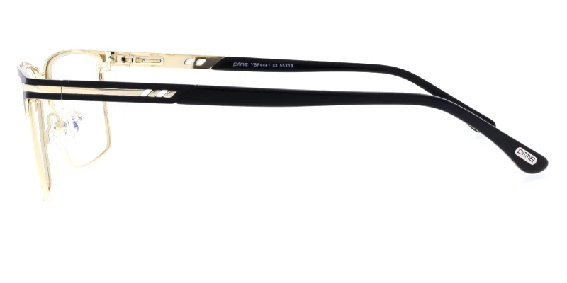 Ochelari YBP 4441 c3 Prime cu montură integrală, negru și auriu