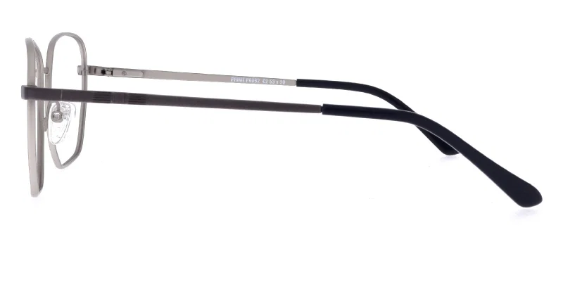 Detaliu ramă metalică P 0092 c2 Prime, combinație navy blue și argintiu