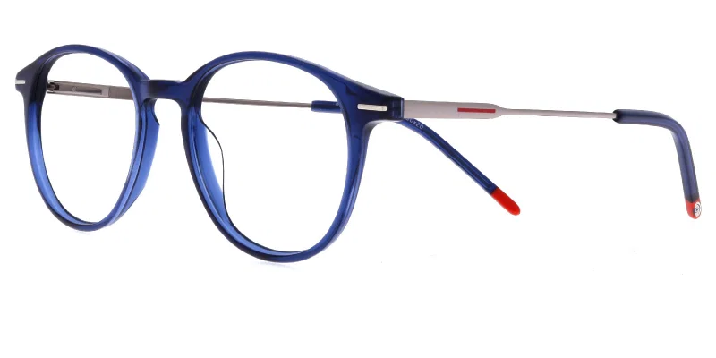 Ramă de ochelari RM 4817 c2 Moonlight bleumarin și roșu, vedere frontală