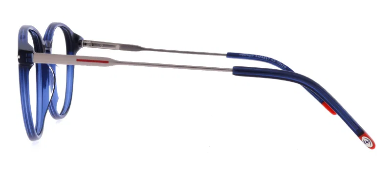 Ramă de ochelari Moonlight RM 4817 c2 în culorile bleumarin și roșu