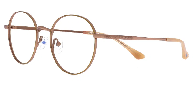 Ramă de ochelari YM 4822 c1 Moonlight aurie, vedere frontală