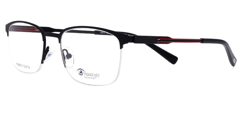 Rame de ochelari pentru bărbați YM 4813 c2 Moonlight, culoare negru și claret