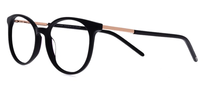 Ramă de ochelari RM 4816 c2 Moonlight negru și auriu, vedere frontală