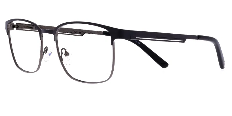 Rama de ochelari RM 4818 c1 Moonlight, metal negru, vedere frontală