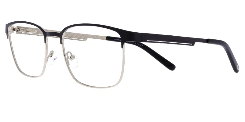 Ramă de ochelari RM 4818 c2 Moonlight, negru și argintiu, vedere frontală