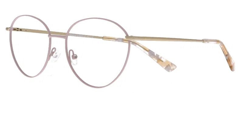 Ramă de ochelari ST 0099 c1 Sonata, metalică, auriu și roz