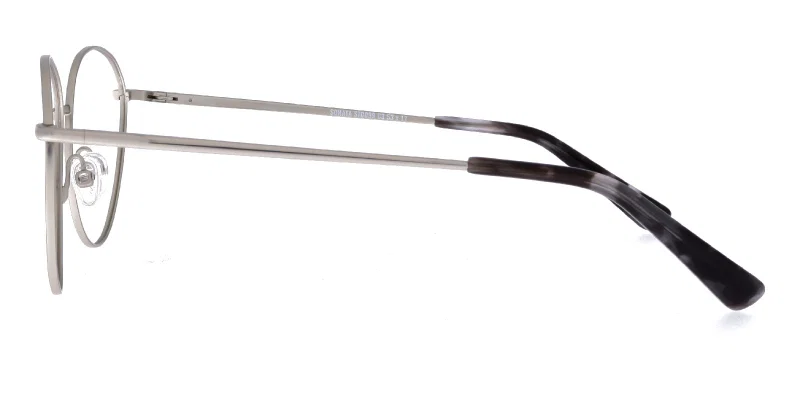 Detaliu ramă ochelari argintie Sonata ST 0099 c3