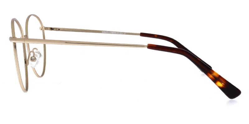 Detaliu ramă metalică aurie ST 0099 c4 Sonata
