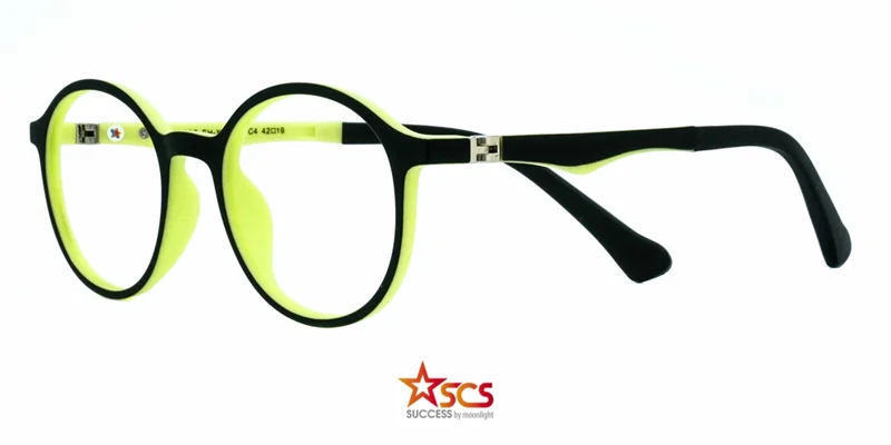 Ramă ochelari copii EH XS 3785 c4 Success negru și galben