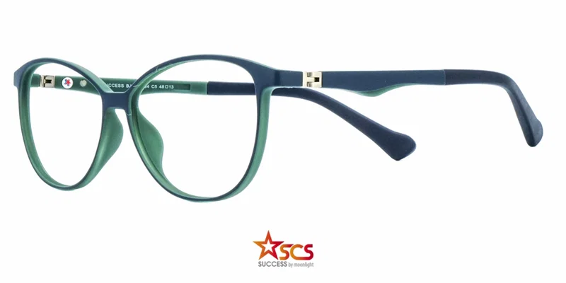 Rame BJ XS 3784 c5 Success pentru copii, verde și albastru marin