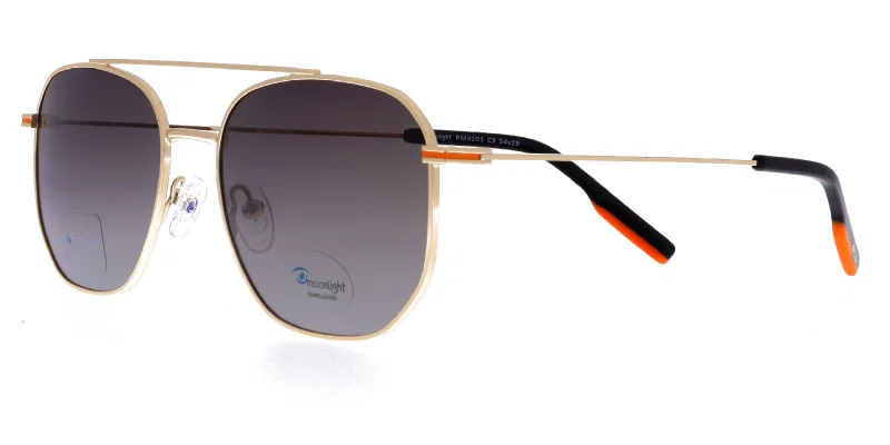 Ochelari de soare pentru bărbați RM 4201 c3 Moonlight, ramă auriu și portocaliu
