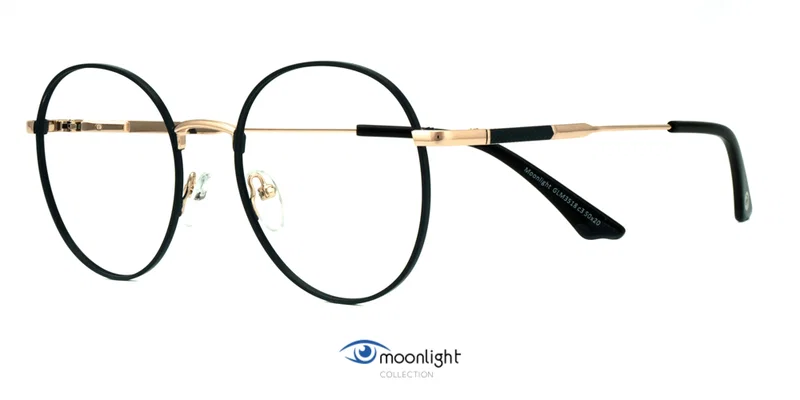 Rame de vedere GLM 3518 c3 Moonlight, metalice, aurii și bleumarin